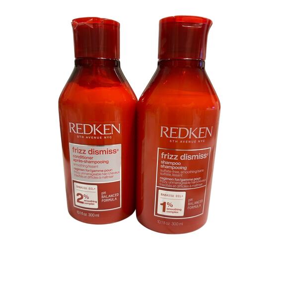 Redken Frizz Dismiss Shampoo & Conditioner Duo 10.1 oz Each Anti-Frizz Hair Care - Picture 5 of 5